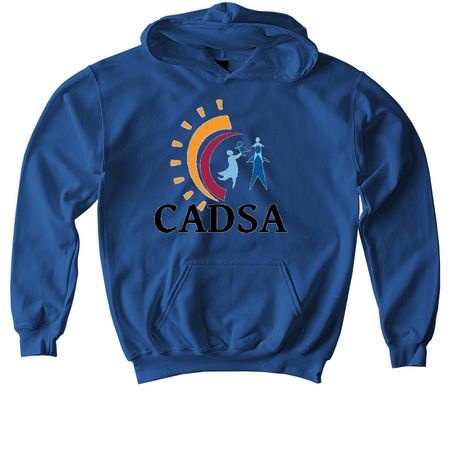 Color CADSA Logo Line, a Royal Softstyle Youth Pullover Hoodie