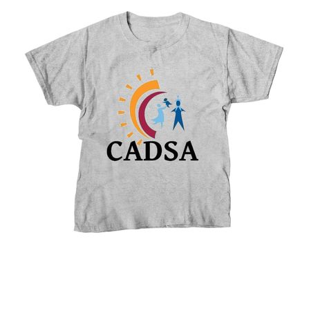 Color CADSA Logo Line, a Sport Grey Youth Unisex Tee