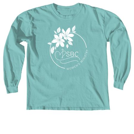 Logo&nbsp;, a Chalky Mint Comfort Colors Long Sleeve Tee