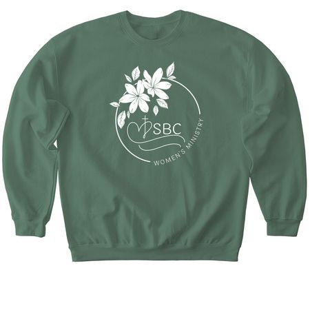 Logo&nbsp;, a Military Green Softstyle Crewneck Sweatshirt