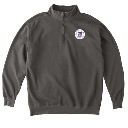CLS Quarter Zip&nbsp;, a Pepper Comfort Colors Quarter Zip Pullover