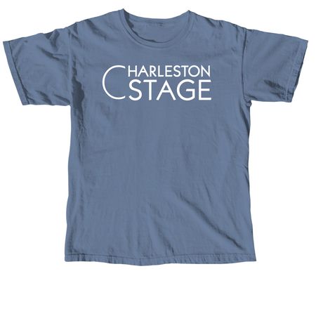 White Logo, a Blue Jean Comfort Colors Unisex Tee