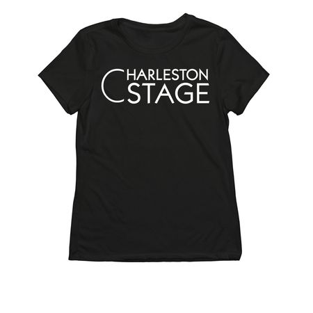 White Logo, a Deep Black Allmade Eco Triblend Women?s Tee