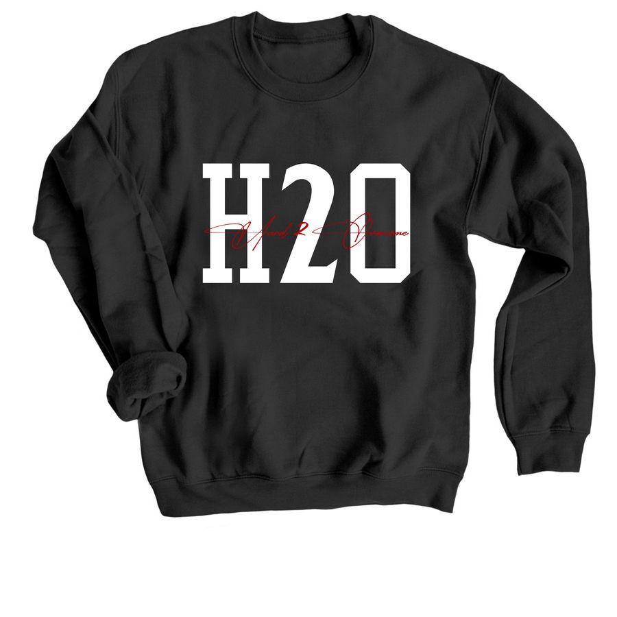Signature H2O, a Black Crewneck Sweatshirt