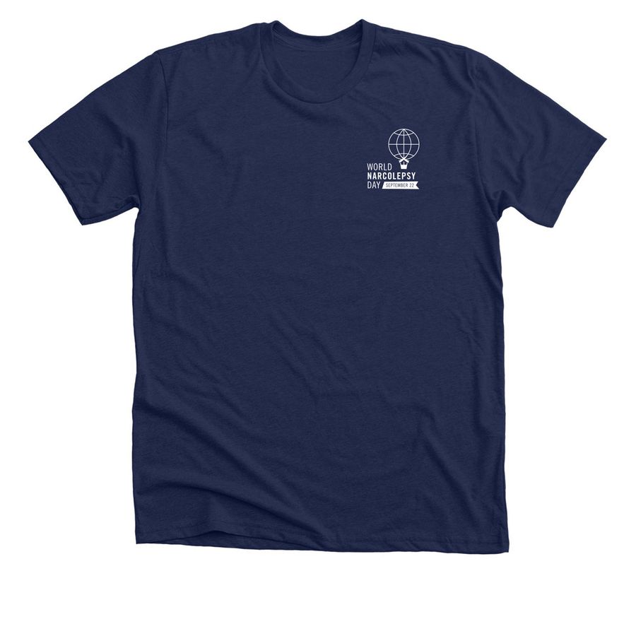 World Narcolepsy Day T-Shirts, a Solid Navy Blend Premium Unisex Tee