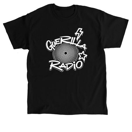 Guerilla Radio 2, a Black Classic Unisex Tee