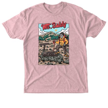 Mt. Baldy, a Desert Pink Triblend Unisex Tee