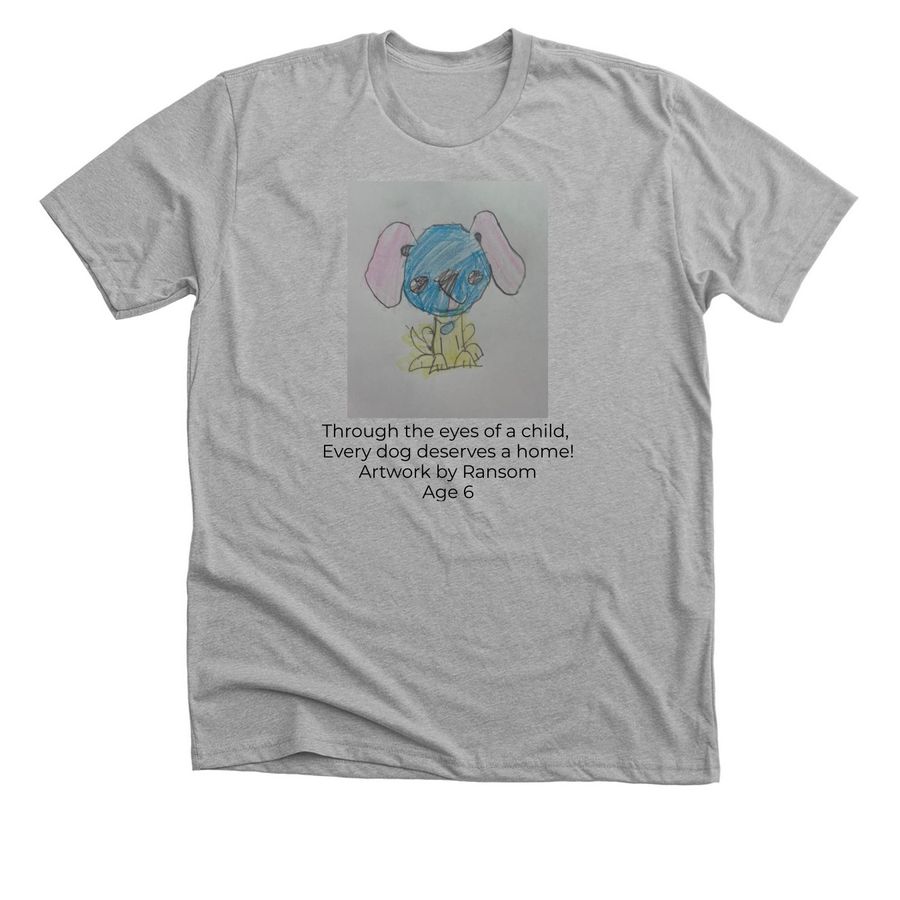 Little Artist, Big Impact, a Athletic Heather Premium Unisex Tee