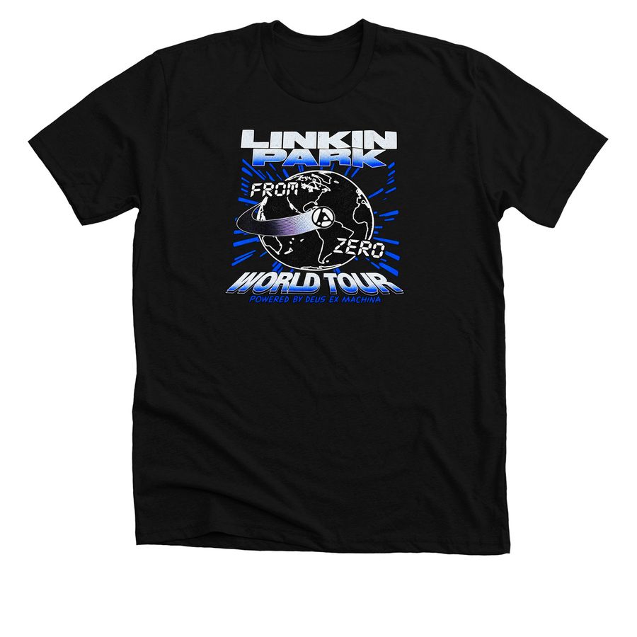 Linkin Park From Zero 2026 World Tour Black D, a Solid Black Blend Premium Unisex Tee