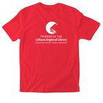 Friends of the Urbana Regional Library (FURL), a Red Softstyle Cotton Tee (back-view)