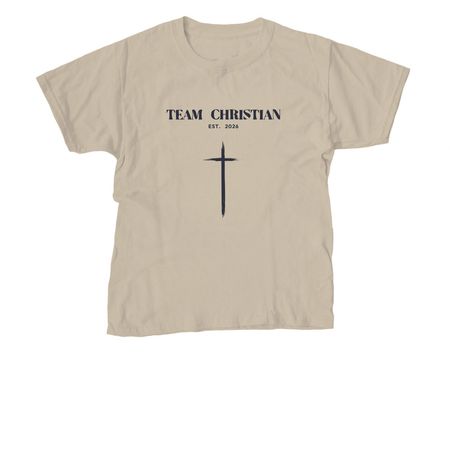 Team Christian (Exclusive Drop) - Light, a Sand Youth Unisex Tee