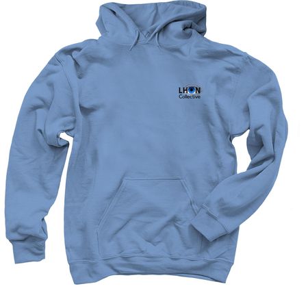 Hoodies - Pullover - Transparent Logo, a Carolina Blue Pullover Hoodie