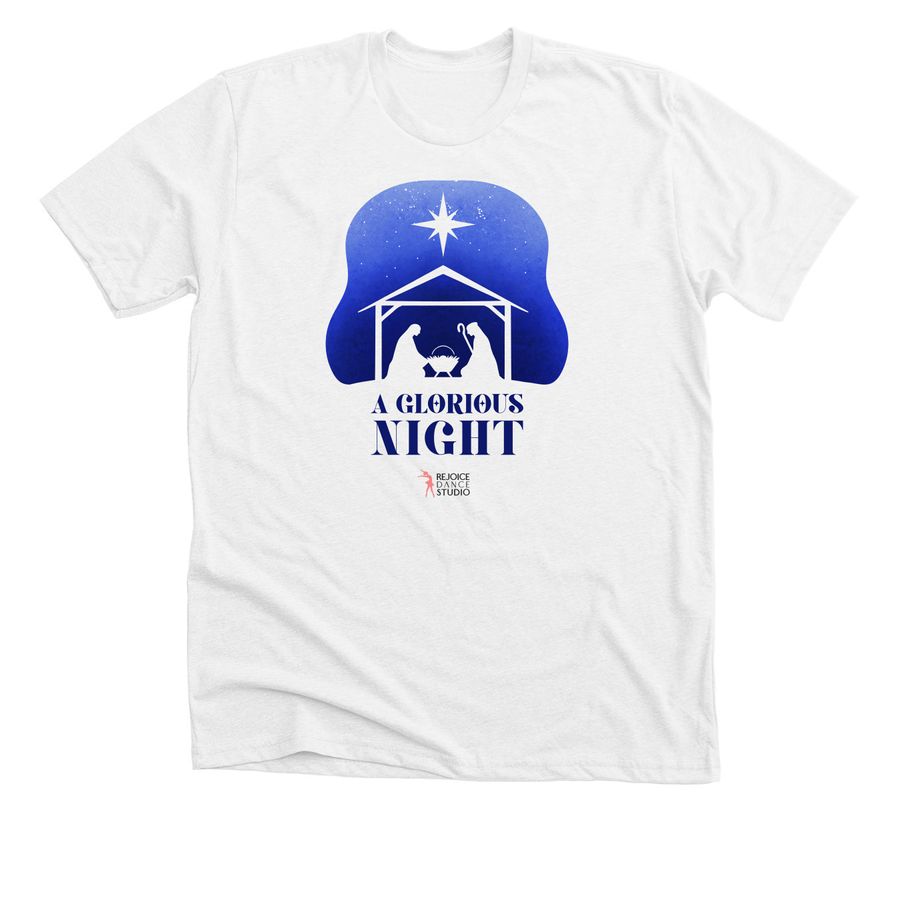 A Glorious Night, a Solid White Blend Premium Unisex Tee