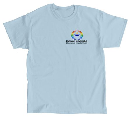 Open to All - Light Colors, a Light Blue Classic Unisex Tee