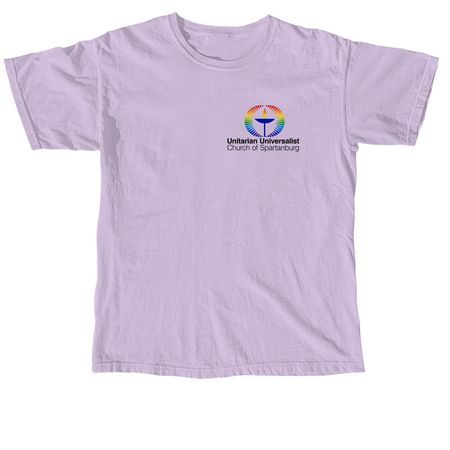 Open to All - Light Colors, a Orchid Comfort Colors Unisex Tee