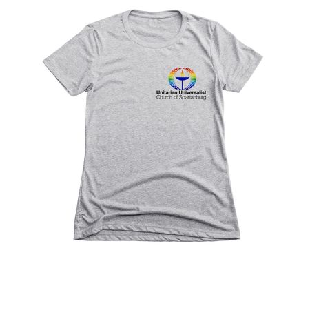 Open to All - Light Colors, a Dark Heather Grey Women's Slim Fit Tee