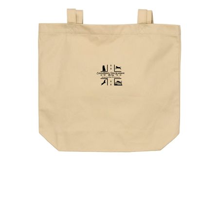 CrossRoads Logo bags, a Oyster Organic Cotton Tote Bag