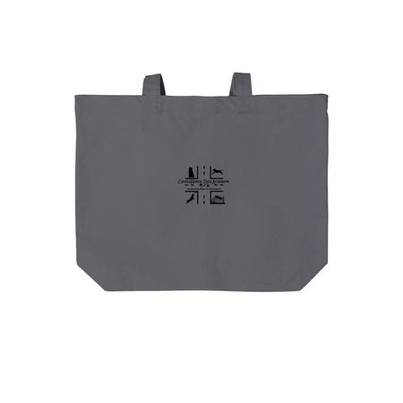 CrossRoads Logo bags, a Storm Grey Cotton Canvas Tote Bag