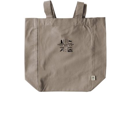 CrossRoads Logo bags, a Pumice Recycled Cotton Tote Bag