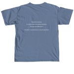 The July 8th Project 20 Year Remembrance&nbsp;, a Blue Jean Comfort Colors Unisex Tee (back-view)