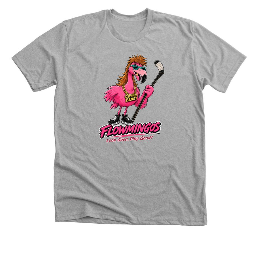 Flowmingos Merchandise&nbsp;, a Athletic Heather Premium Unisex Tee