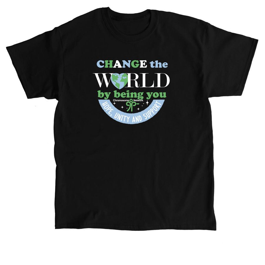 Change the World, a Black Classic Unisex Tee