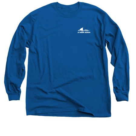 La Mesa Fin, a Royal Blue Classic Long Sleeve Tee