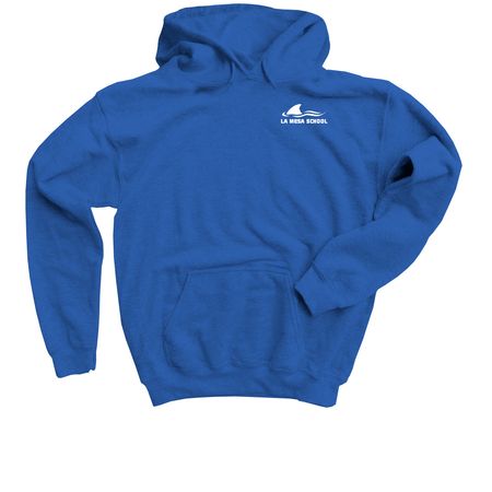 La Mesa Fin, a Royal Blue Youth Pullover Hoodie