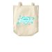 abortion forever (blue), a Natural Over-the-Shoulder Shopping Tote Bag