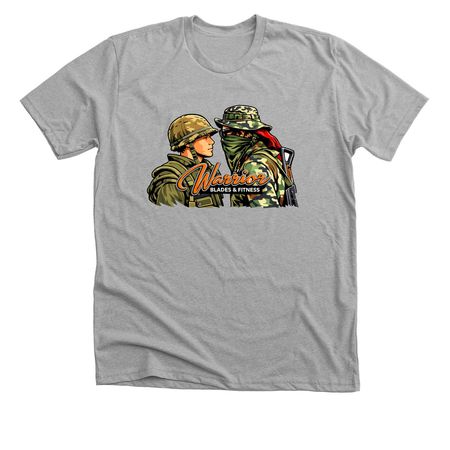 90's Warrior&nbsp;, a Athletic Heather Premium Unisex Tee