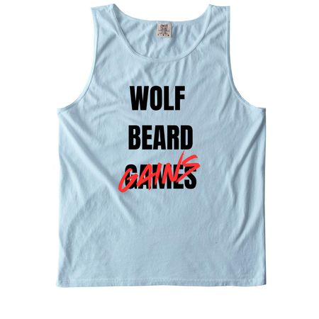 Get your gains on, a Chambray Comfort Colors Tank Top