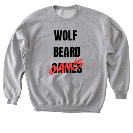 Get your gains on, a Sport Grey Softstyle Crewneck Sweatshirt