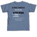 MEMORIAL For Sir Francis, You will be missed, a Blue Jean Comfort Colors Unisex Tee (back-view)