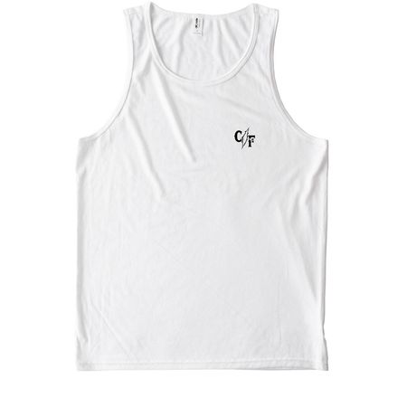 OG Logo 2.0, a Bright White Allmade Eco Triblend Tank (back-view)