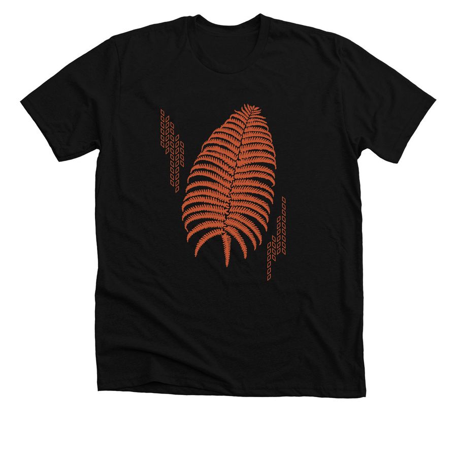 Plants of Hawai?i: ?Ama?u Fern, a Solid Black Blend Premium Unisex Tee