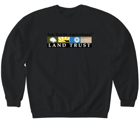 San Benito Agricultural Land Trust, a Black Softstyle Crewneck Sweatshirt