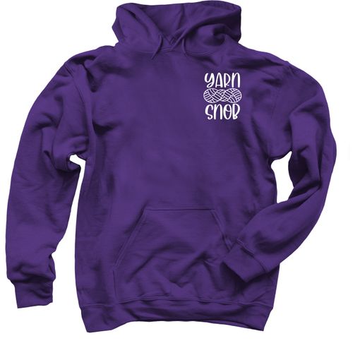 Yarn Snob Purple Hoodie