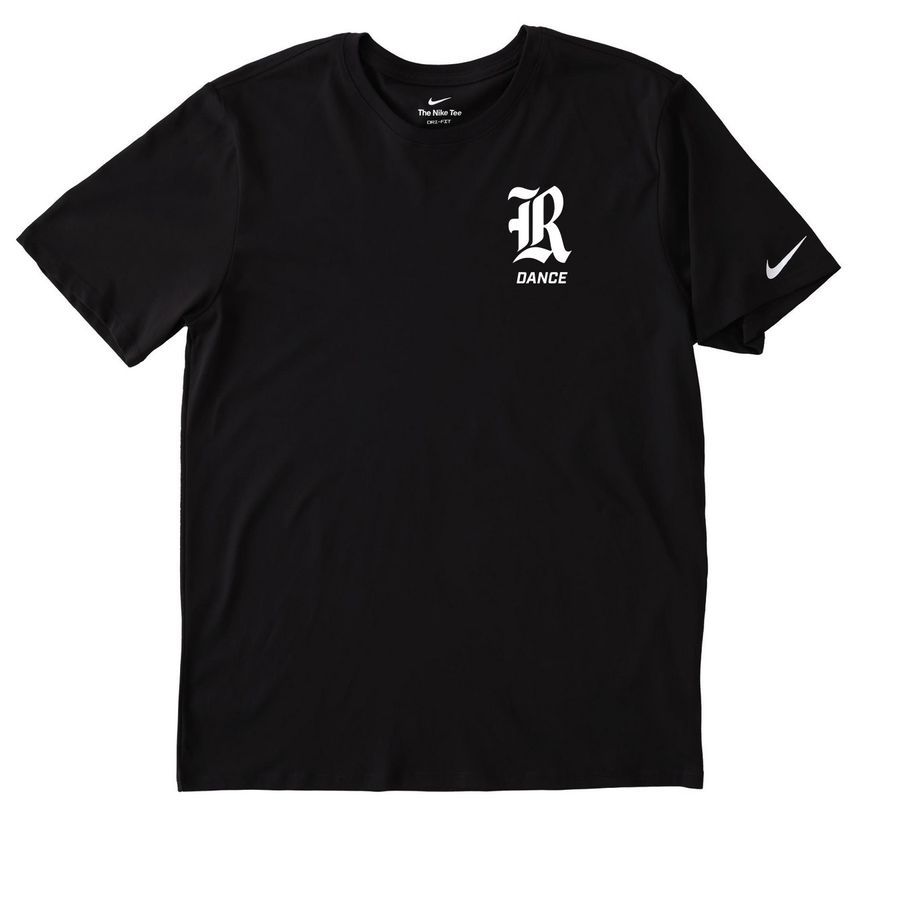 (ALUM ONLY) RICE DANCE - NIKE MERCH, a Black Nike Dri-FIT Jersey Blend Performance Tee