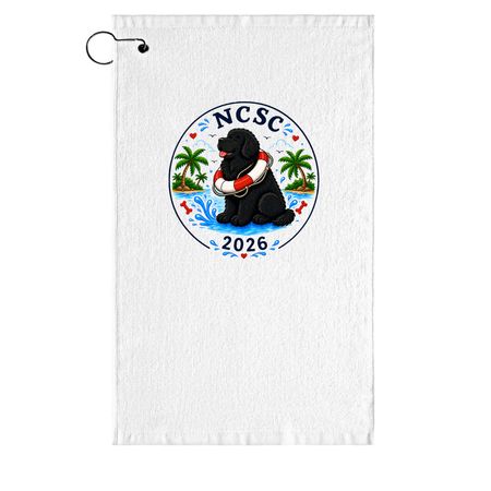 NCSC Water Test 2026, a White Golf Towel