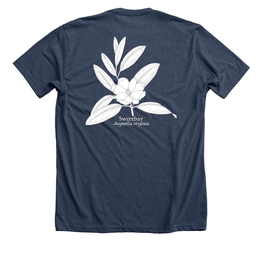The Flora Store, a Heather Navy Premium Unisex Tee