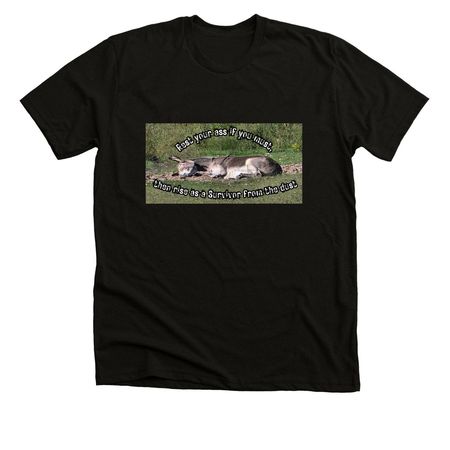 Survival Mode: Rest if you Must, a Black Heather Premium Unisex Tee