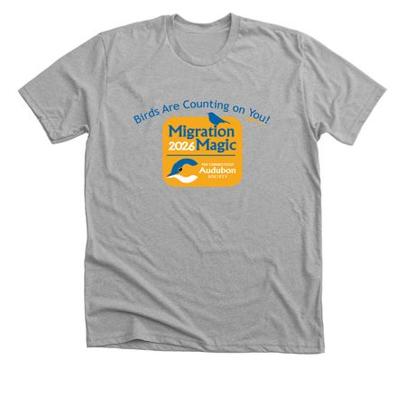 Migration Magic 2026, a Athletic Heather Premium Unisex Tee