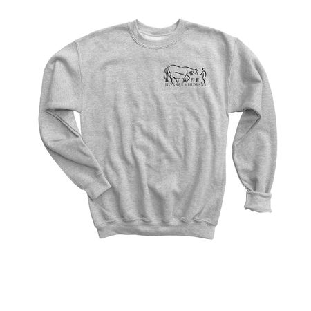 Youth Life Lessons from Horses - Light Colors, a Sport Grey Youth Crewneck Sweatshirt