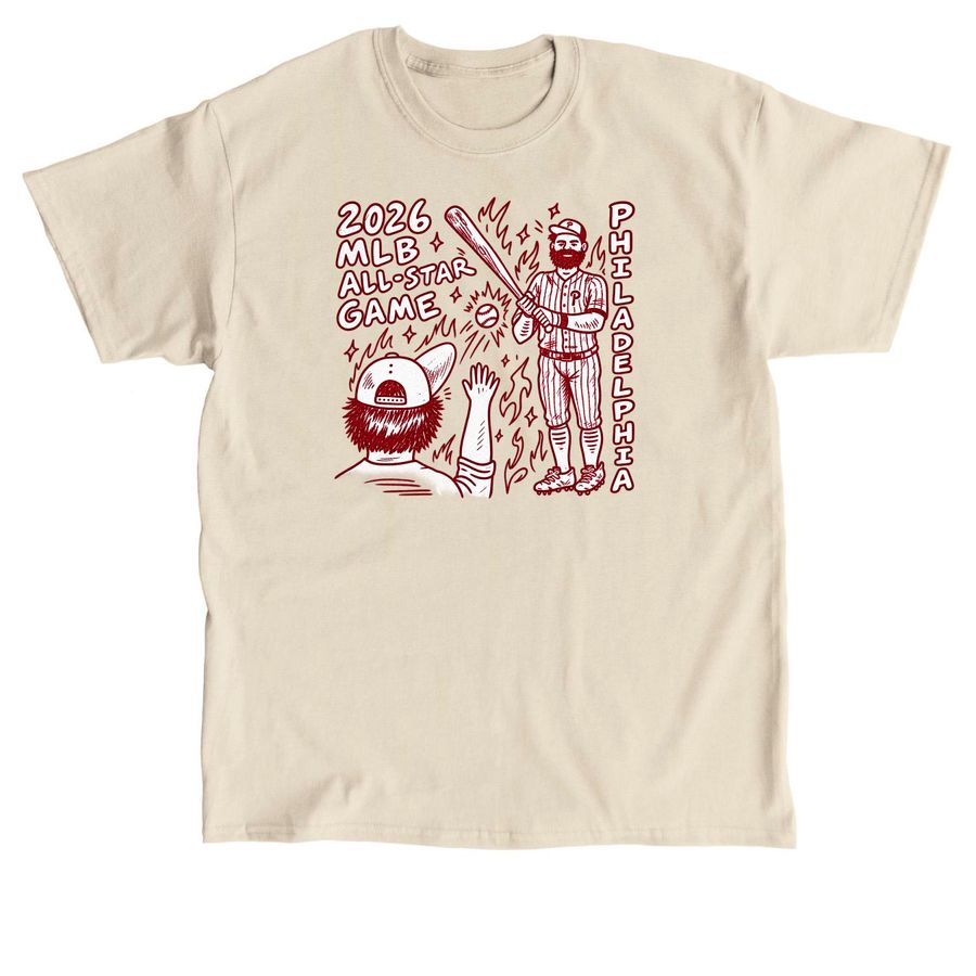 2026 Philadelphia Baseball All Star Game Shir, a Sand Classic Unisex Tee