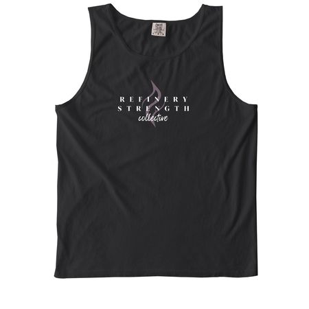 Strong Women, a Black Comfort Colors Tank Top