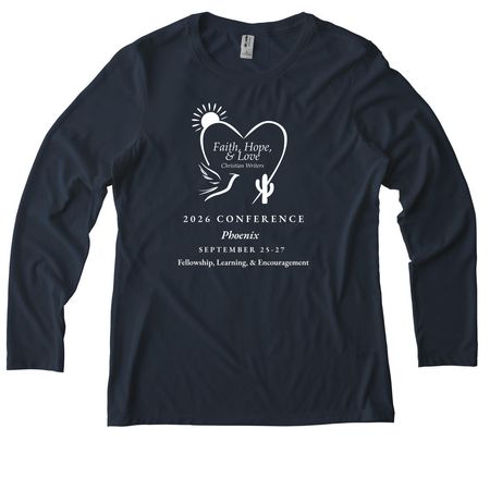 2026 Conference Long Sleeve, a Rebel Blue Allmade Eco Triblend Women?s Long Sleeve Tee