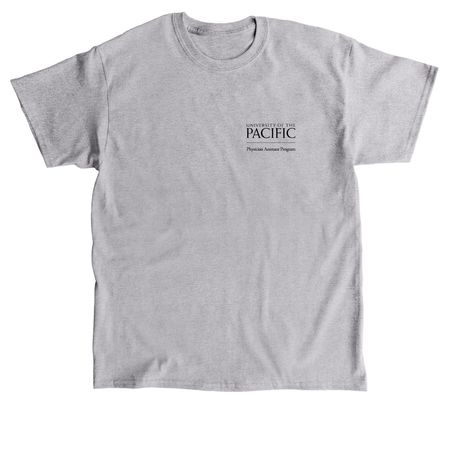 Black UOP Logo, a Sport Grey Classic Unisex Tee