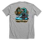 Grand Prix Design 2, a Athletic Heather Premium Unisex Tee (back-view)