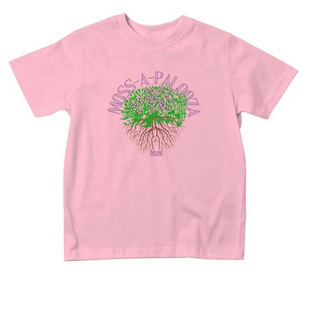 Mossapalooza Toddler Swag, a Pink Toddler Tee
