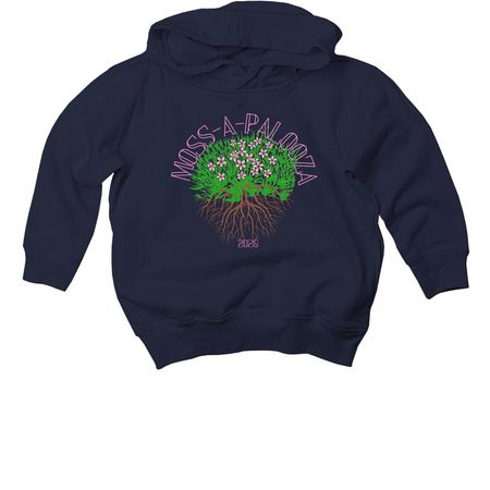 Mossapalooza Toddler Swag, a Navy Toddler Pullover Hoodie